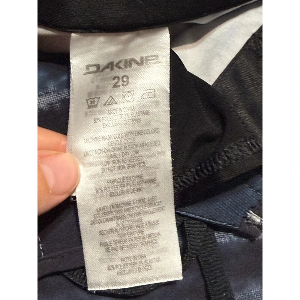 Dakine Board Shorts Mens 29 Blue Striped Surf Swim Trunks Excellent